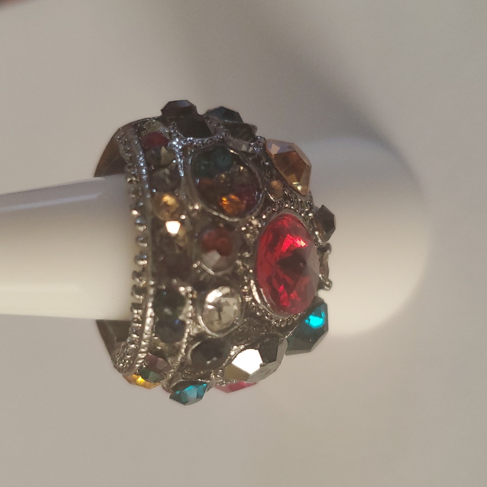 Pretty Multi Colored Rhinestone Ring!